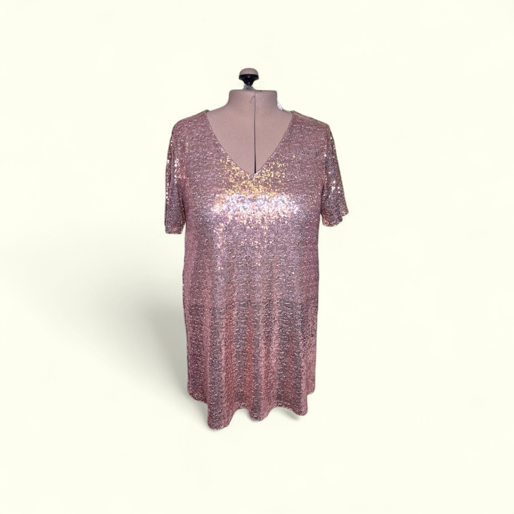 A Beautiful Soul Gold Sequin Dress